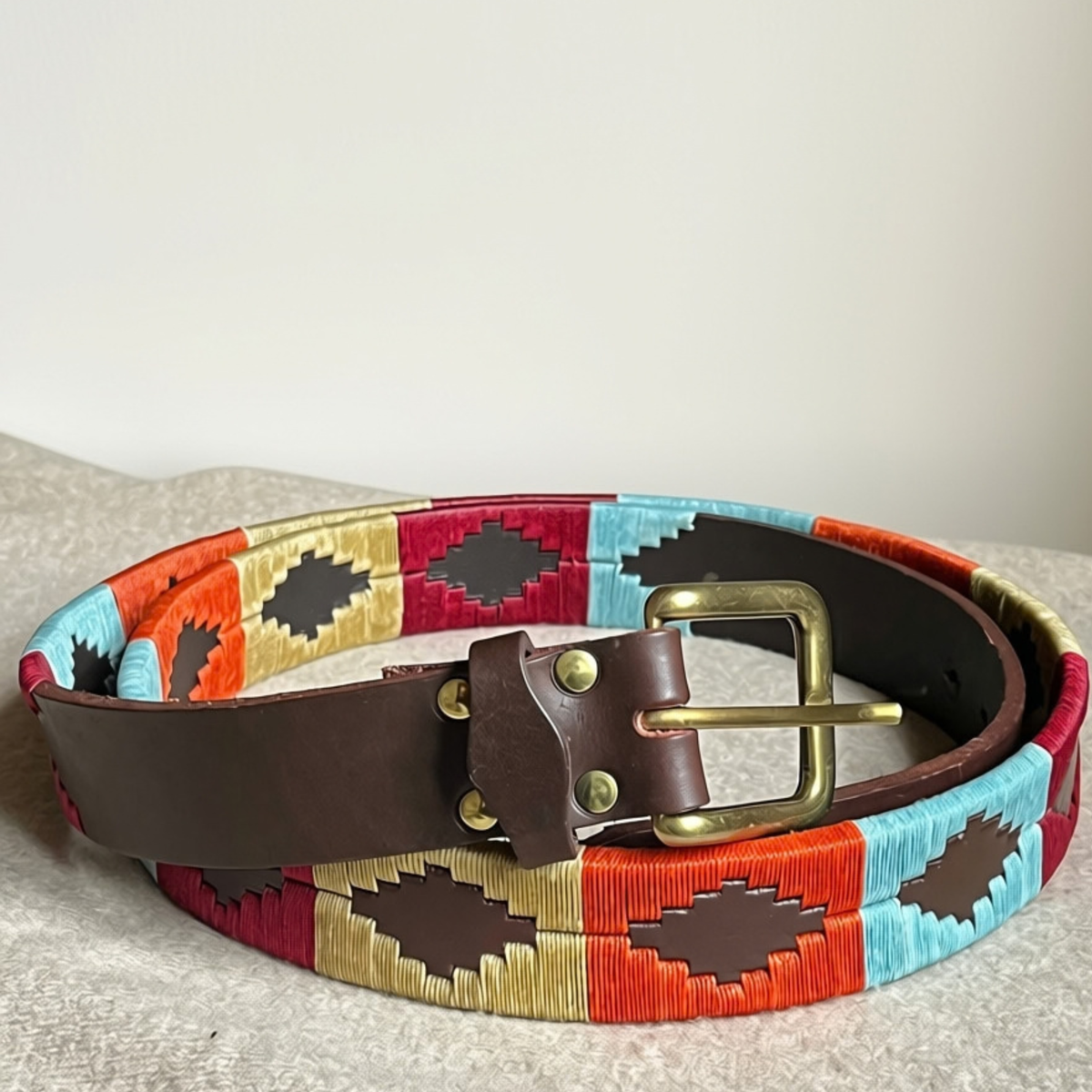 Chestnut — Argentine Polo Belt