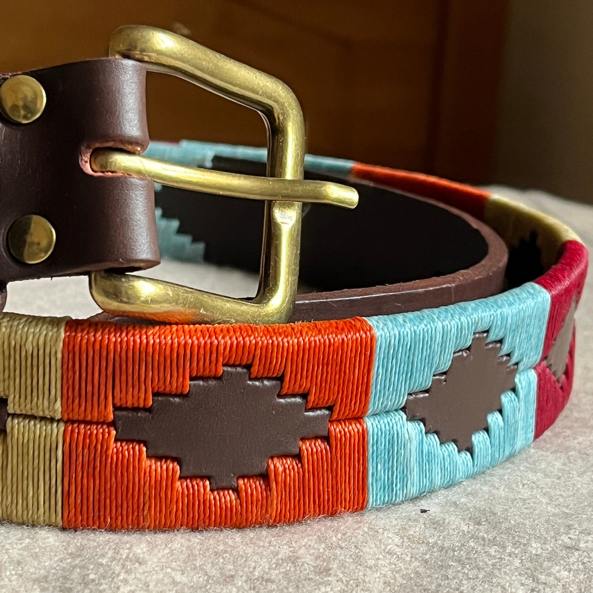Chestnut — Argentine Polo Belt