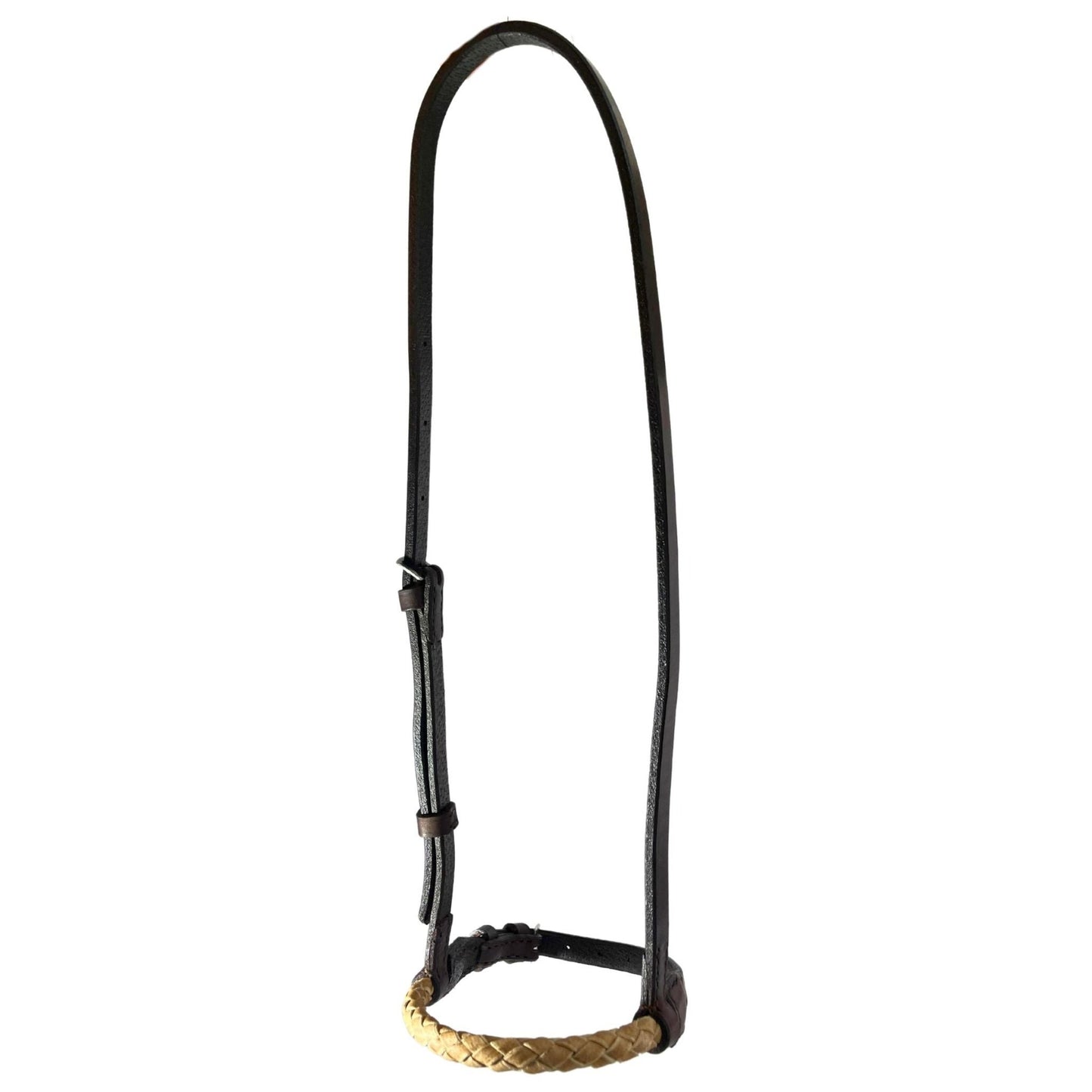Rawhide Noseband - Morea Polo Saddlery