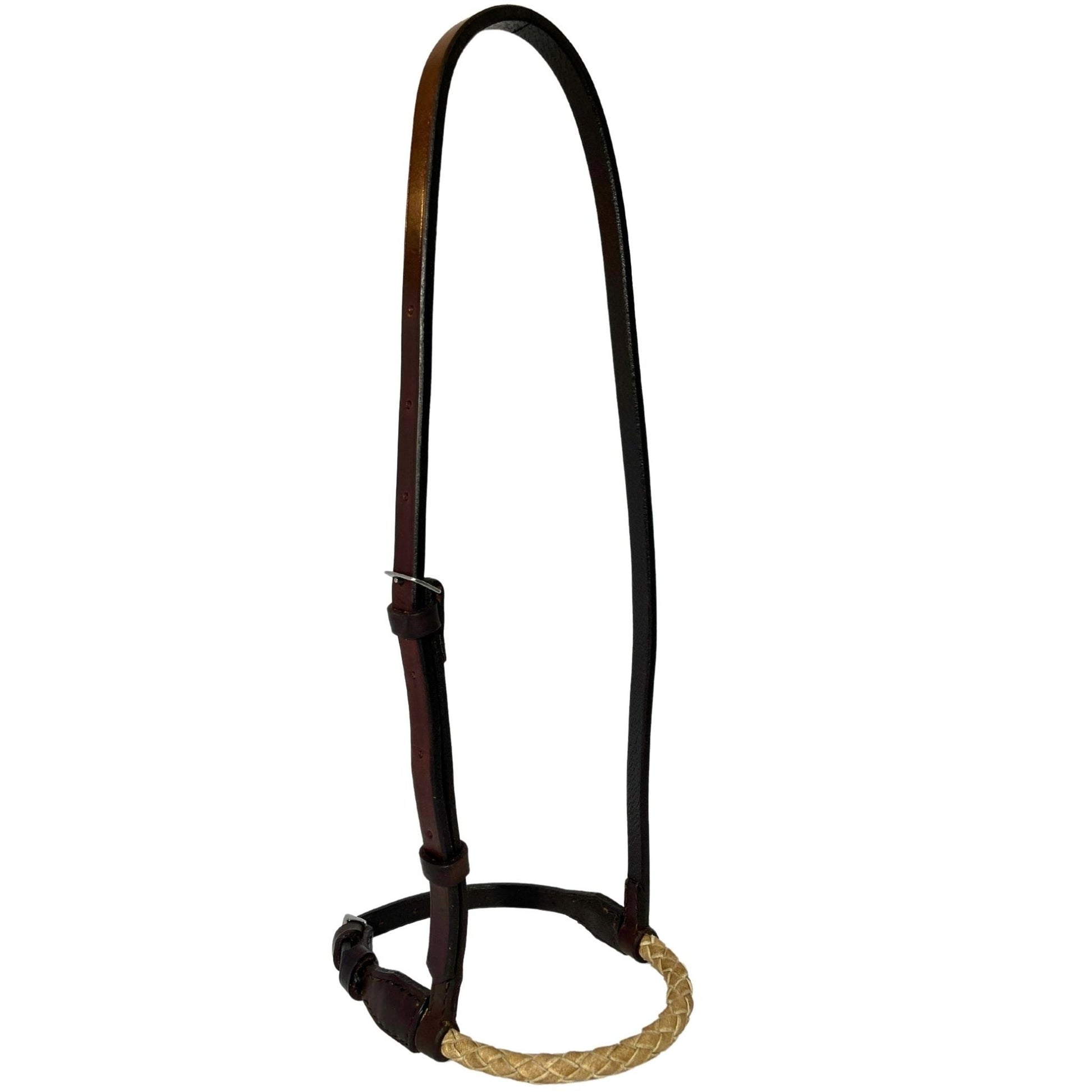 Rawhide Noseband - Morea Polo Saddlery