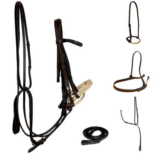 Rawhide Polo Bridle - Morea Polo Saddlery