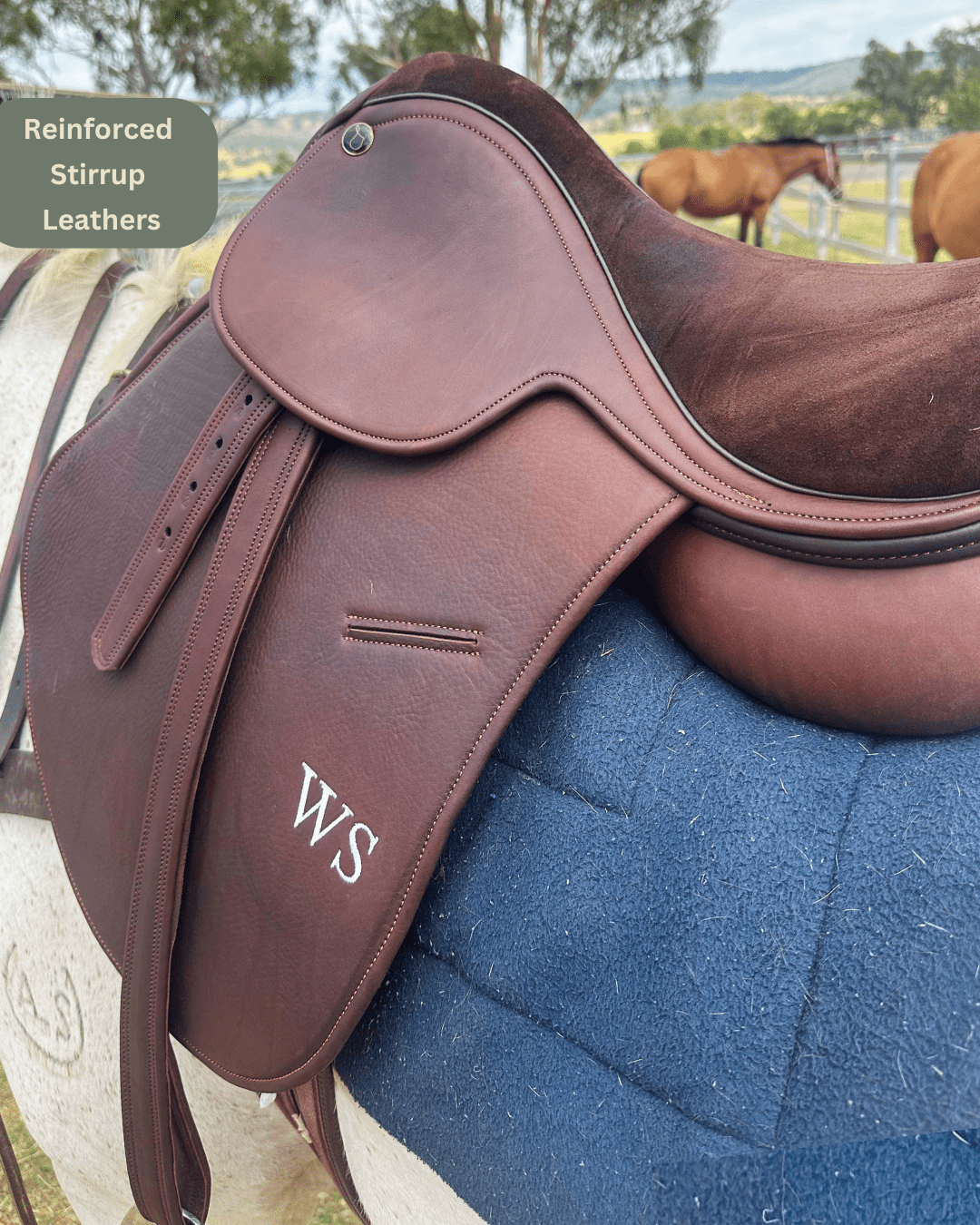 Reinforced Stirrup Leathers - Morea Polo Saddlery
